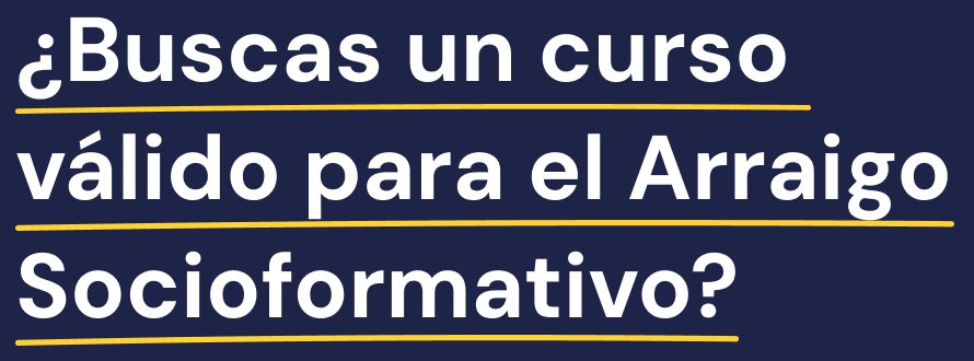 Detail: white headline on navy with a hand-drawn yellow line under each row