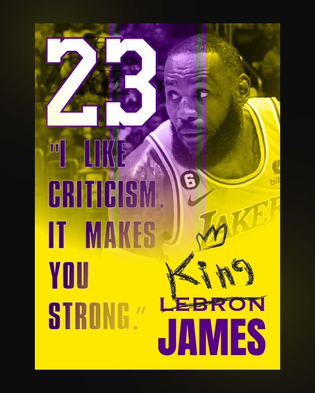LeBron Quote Poster